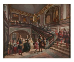 Den unge Ludvig XV i Versailles