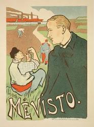 Gengivelse af en plakat med reklame 