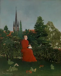 Kvinde i et Landskab, ca. 1899