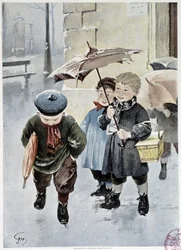 En uafhængig - akvarel af Geoffroy i "" Le Figaro Illustré""", maj 1901