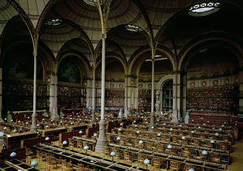 Interiør af Salle des Imprimes, 1868