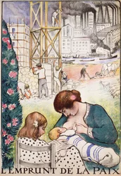Fredens lån - plakat af Henri Lebasque (1865-1937)