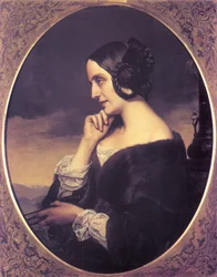 Portræt af Marie dAgoult 1805-1876, 1843