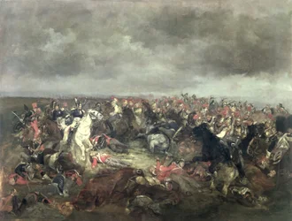 Marskal Ney (1769-1815) ved Waterloo, 1869