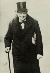 Portræt af Winston Churchill (foto)