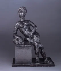 Dekorativ figur, august 1908, støbt 1954 (bronze)