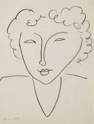 Hoved af kvinde; Tete de Femme