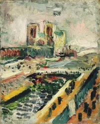 Notre-Dame, ca. 1900 (olie på lærred)