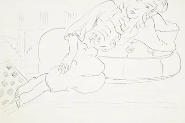 Odalisque skakbræt, pude
