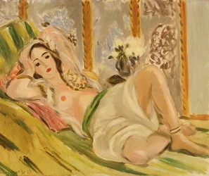 Odalisque with Magnolias, ca. 1920 (olie på lærred)