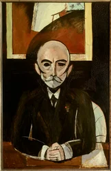 Portræt af Auguste Pellerin 1917 (olie på lærred)