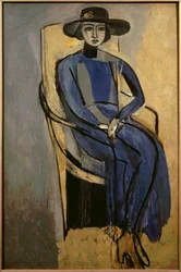 Portræt af Greta Prozor 1916 (olie på lærred)