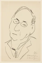 Portræt af Paul Léautaud