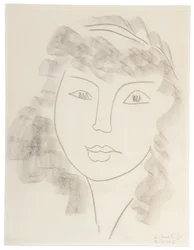 Portræt af en kvinde; Portrait de Femme