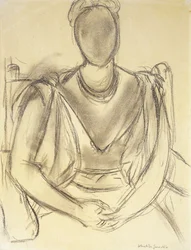 Siddende kvinde; Femme Assise
