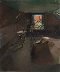 Studio under the Eaves, ca. 1903 (olie på lærred)