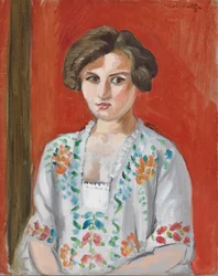 Den bulgarske bluse, ca. 1920 (olie på lærred)