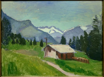 Savoy Alperne 1901 (olie på lærred)