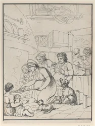 Husmænd, med ildsted, 1799.