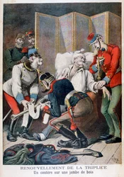 Fornyelse af Triple Alliance af Tyskland, Østrig og Italien, 1896