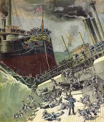 Det engelske skib HMS Camperdown