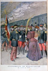 Tilbagekomsten af 200-regimentet fra Madagaskar, 1896