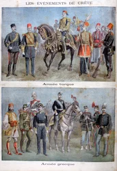 Uniformer af de græske og tyrkiske hære, 1897