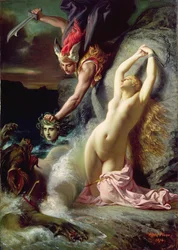 Andromeda lænket til klippen, 1874