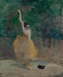 Spansk danser, 1883-1885.