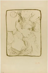 Buste af Mademoiselle Marcelle Lender