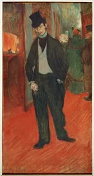 Docteur Gabriel Tapie de Celeyran i en teaterkorridor