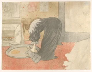 Fyldning af et badekar, fra «Elles»
