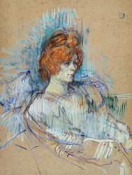 På scenen af ​​Henri de Toulouse-Lautrec (1864-1901)