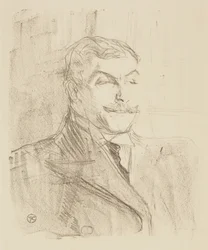 Portræt af Lucien Guitry