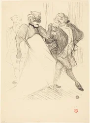 Rejane og Galipaux i »Madame Sans-Gêne« (Réjane og Galipaux i »Madame Sans-Gêne«)