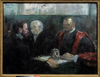 En eksamen ved det medicinske fakultet i Paris i 1901 Maleri af Henri de Toulouse Lautrec (1864-1901) 1901 Søn. 0,65x0,81 m Albi, musee Toulouse Lautrec