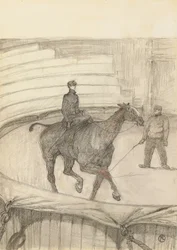 I Cirkus: Øvelse; Au Cirque: Travail de Repetition, 1899