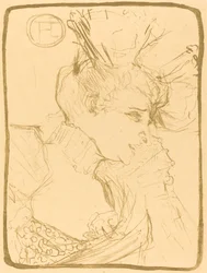 Bust of Mlle. Marcelle Lender Mlle. Marcelle Lender, en buste, 1895.