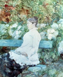Grevinde Lautrec, malerens mor, af Henri de Toulouse-Lautrec (1864-1901)