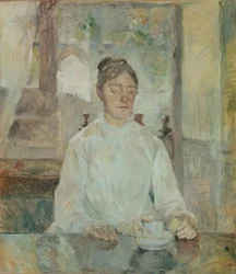 Kunstnerens mor, grevinde Adèle de Toulouse-Lautrec, f.eks