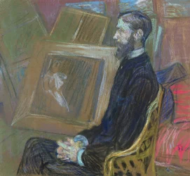 Portræt af M. Georges Henri Manuel, 1891 (pastel på tavle)