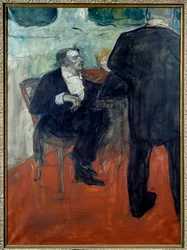 Portræt af violinisten Jean Baptiste Charles Dancla (1817-1907) Maleri af Henri de Toulouse Lautrec (1864-1901) 1900 Privat samling - Portræt af violinisten Jean Baptiste Charles Dancla (1817-1907). Maleri af Henri de Toulouse Lautrec (1864-1901)