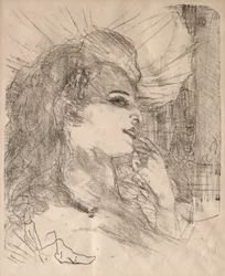 Portrætter af skuespillere og skuespillerinder: Tretten litografier: Anna Held, 1898.