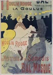 Plakat for «Le Moulin Rouge», 1891
