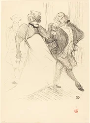 Rejane og Galipaux i "Madame Sans-Gêne" (Réjane og Galipaux i "Madame Sans-Gêne")