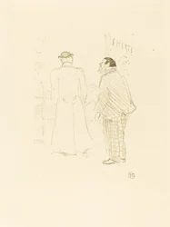 Den første sælger af Jourdan og Brown Den første sælger af Jourdan og Brown, 1897.