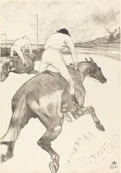 The Jockey Le jockey, 1899.