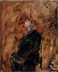 Den kirkelige. Maleri af Henri de Toulouse-Lautrec (Toulouse Lautrec