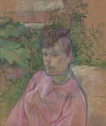 Kvinde i Monsieur Skovs have, 1889-91.