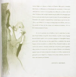 Yvette Guilbert-fransk serie: nr. 16, 1894.